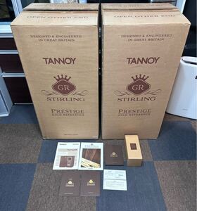 未使用に近い程度TANNOY Prestige Series Stirling GR スターリング ゴールドリファレンススピーカーペア完動品