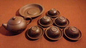 朱泥　古備前　李朝　古玩　茶器　煎茶道具　蔵出し　1セット