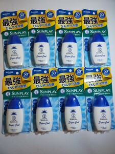 ロート製薬 メンソレータム サンプレイ スーパークール SPF50+ PA++++ UV耐水性** 30g 日焼け止め乳液 顔・身体用 8個セット y10427-8-HB4