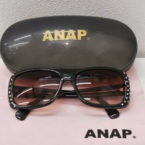 ●○#2317【1円スタート】ANAP アナップ サングラス ブラック レディース ファッション 小物 紫外線カット 現状品○●