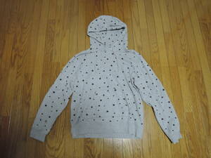 ユニフォームエクスペリメント 星柄 スウェット ジップ パーカー 1 灰 uniform experiment SOPHNET. / STAR PRINT PARKA ソフネット ☆星