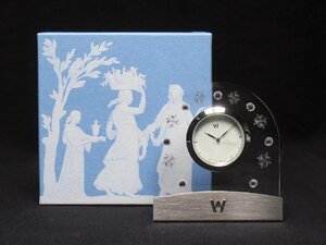 ウェッジウッド 置時計 プシュケ クリア クロック WEDGWOOD [0604]