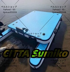 水上プラットフォームC 釣り SUP ソフトボード パドルボード カヌー 持運び便利　#アウトドア 遠距離移動しやすい