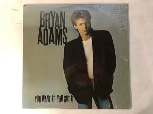 21223S US盤 12inch LP★BRYAN ADAMS/YOU WANT IT, YOU GOT IT★SP-4864