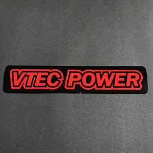 VTEC POWER ステッカー 縦3cm横19cm ホンダ シビック インテグラ NーBOX プレリュード S2000 NSX EG EK EP DC AP JF JDM USDM 2