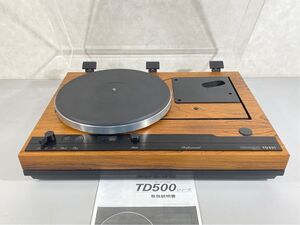 n9446-1 動作良好 THORENS トーレンス TD521 TD-521 ベルトドライブ ターンテーブル ゴムベルト等付 SME ロングアーム対応