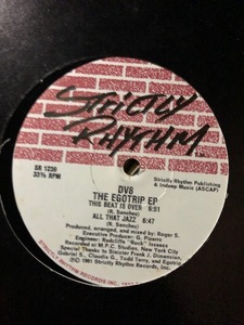 ★HOUSE LEGEND ハウスレジェンド DV8 The Egotrip EP Roger S Todd Terry Strictly Rhythm ロジャー サンチェス トッド テリー