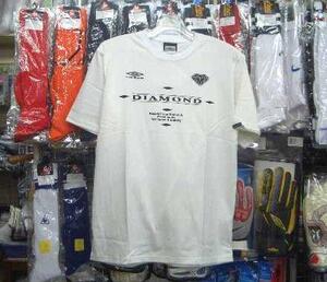 アンブロ UFS7668フットサルTシャツホワイトMサイズ umbro 新品 レトロ 即決価格/