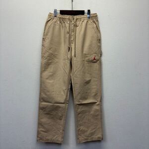 Jordan × travis Cactus Jack Canvas pants ジョーダン トラヴィス カクタスジャック キャンバス パンツ size L ベージュ 長ズボン