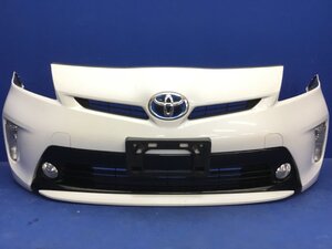 売り切り！ トヨタ ZVW30 プリウス 後期 純正 フロント バンパー ホワイト パール カラーNO:070　 　　　　　　2500069　2階　 深