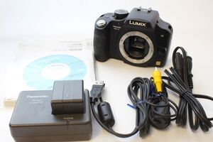 【動作良品】パナソニック LUMIX DMC-L10 動作確認済 バッテリー 充電器 ACケーブル USBケーブル AVケーブル CD 説明書