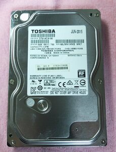 3.5インチ HDD 1TB 東芝 Toshiba 使用時間 69,726H
