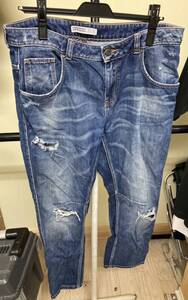 N ZARA ザラ Z1975 ZARA BASIC DEPT PREMIUM CRAFTED DENIM GOODS SINCE1975 デニム　ジーンズ　ジーパン　サイズ　EUR 42 USA 10 MEX 32