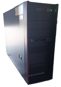 【Win2016Sever】 富士通 PRIMERGY TX2550 M4 Xeon Silver 4112/96GB/1.8TB HDD x7台 RAID/DVD リタンダント電源 冗長 キー付