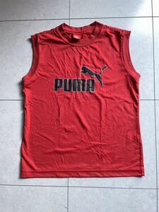 ＰＵＭＡ　プーマ　140　タンクトップ　美品　赤