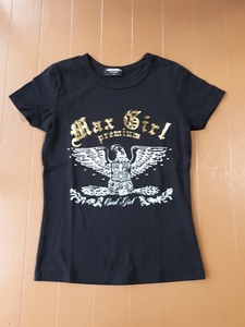  サイズ140　　♪　　MAX GIGL 　黒のTシャツ　　★