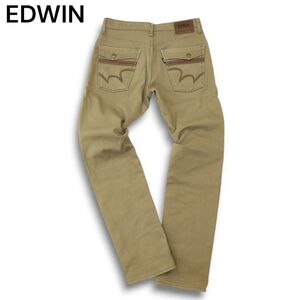 EDWIN エドウィン TGF503 WILD FIRE 防風 防寒 裏起毛★ ストレッチ デニム パンツ ジーンズ Sz.31　メンズ 日本製 バイク　A4B04844_9#Q