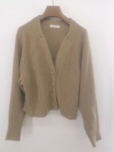 ◇ natural couture ナチュラル クチュール NICE CLAUP 長袖 ニット カーディガン ベージュ系 レディース P