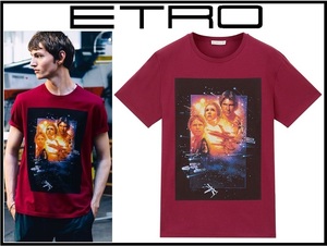 7万新品◆S◆エトロジャパン◆『スター・ウォーズ』コラボTシャツボルドー【ETRO】