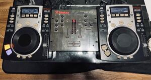 実働品 CDJ 2台セット 『 Vestax CDX-05 』とミキサー Vestax PMC-03A ベスタクス