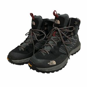 C141 THE NORTH FACE ノースフェイス GORE-TEX 防水 高耐久 トレッキングシューズ US7.5 25.5cm グレー ブラック vibram ビブラムソール