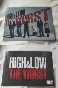 ◆映画◆『HiGH&LOW THE WORST』　A4下敷き　川村壱馬　白洲迅　中務裕太　小森隼　富田望生　矢野聖人　