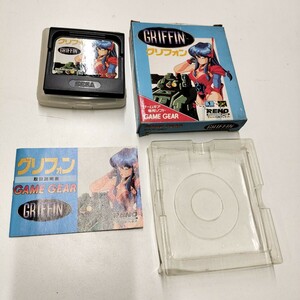 希少品 GRIFFIN グリフォン ゲームギア GAME GEAR SEGA セガ 日本テレネット 箱説付 箱 説明書 内箱 ケース ソフト レトロゲーム