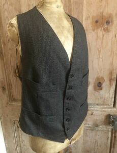 40S French Hand finished Vest 50s 60S ヴィンテージ　ビンテージ　フレンチビンテージ　vintage フランス　ベスト