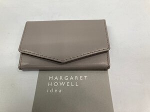 カードケース　名刺入れ　牛革　グレイジュ　英国MARGARET　HOWELL★未使用格安！