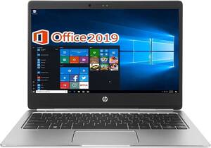 【サポート付き】HP ノートPC Folio G1 Webカメラ Windows10 メモリ:8GB 新品SSD 180GB Office 2019 タッチパネル