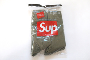 Supreme Hanes Crew Socks (4 Pack)シュプリームヘインズクルーソックスOlive