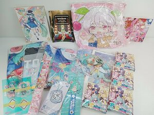 [BC-3-1] 初音ミク アクリルスタンド クッション キャンパスボード 他 グッズ まとめ売り ジャンク マジカルミライ 桜ミク 他