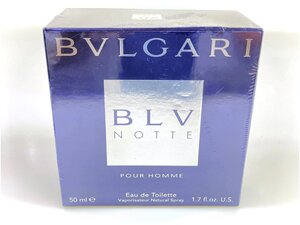 未使用　フィルム未開封　ブルガリ　BVLGARI　ブルー　ノッテ　BLV NOTTE　プールオム　オードトワレ　スプレー　50ml　YK-5646