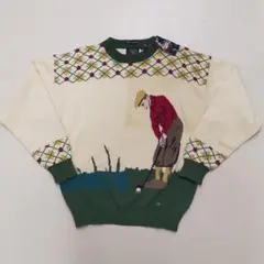 GANT 90s デッドストック セーター コットンニット ゴルフ