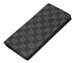 【美品】LOUIS VUITTON ダミエグラフィット長財布 ポルトフォイユ ブラザ TA4100 ★札入れ・小銭入れ・カード12枚 ★全国送料無料♪