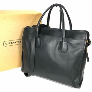 【コーチ】基準内 COACH ハンドバッグ 7302 オールドコーチ 2way ショルダーバッグ トートバッグ 本革 レザー メンズ レディース USA製 箱