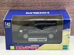 即決有★MTECH エムテック 1/43 ダイハツ DAIHATSU YRV T-17-C ブラック 黒★ミニカー