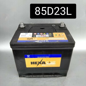 【中古446 送料込】85D23L/バッテリー/沖縄、離島エリア不可/55D23L/75D23L/80D23L/85D23L/90D23L/95D23L/100D23L/ヘキサ/HEXA/ACデルコOEM