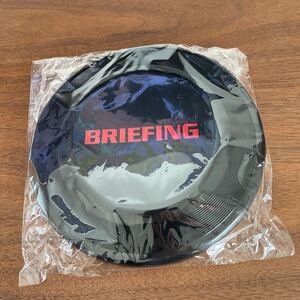 未使用 非売品 BRIEFING ブリーフィング ノベルティ ロゴ入りフリスビー 円盤 アウトドア、キャンプ、レジャー レア　貴重