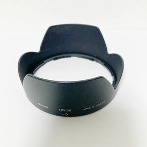 Nikon ニコン 美品 カメラ レンズフード HB-28 (AF-S ED24～85mm F3.5-4.5G ズーム用) Y0022