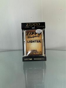 未使用品 ZIPPO WIND PROOF 1995年製　ケース付き　片面デザイン　コレクション品