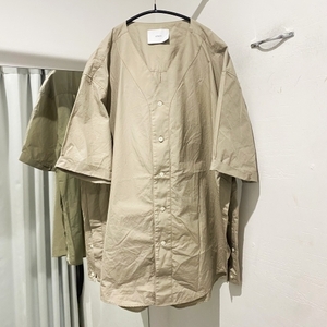  stein シュタイン OVERSIZED LESS SS SHIRT St144 半袖シャツ ベージュ sizeM 【中目黒B09】