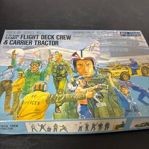 BACK-UP No.1 米海軍デッキクルーセット 1/72 説明書○ シール付 (未組立)プラモデル