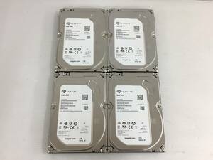 〇【4台セット】Seagate NAS HDD ST1000VN000 1TB SATA 3.5インチ ハードディスク 動作品