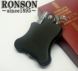 送料270円～新品正規品 RONSON(ロンソン)Banjoバンジョー01-1032(黒マット)オイルライター(日本製)フリント式 since1927 ブラック