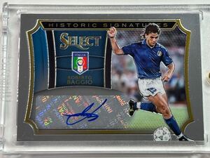 バッジョ【直筆サイン /125】2015-16 Panini Select Historic Signatures Roberto Baggio Auto Autograph ロベルト バッジォ