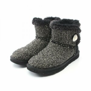 アグ MINI BAILEY BUTTON FANCY ツイード ブランドオフ UGG その他 ブーツ 中古 レディース