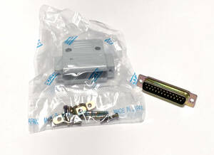 ★新品 JAE DB-C2-J9-S6 HRS D-sub 25pin♂ コネクタ プラスチックフード ジャンクションシェル★