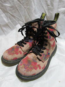 ☆送料無料☆Dr.Martens☆ドクターマーチン☆子供用☆花柄☆UK1☆US2☆ブーツ☆B20