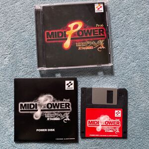 CD MIDI POWER Pro6 / 悪魔城ドラキュラX 月下の夜想曲　フロッピーディスク付属